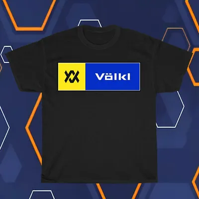 New Shirt Volkl Sports Logo Men's Black T-Shirt USA Size S To 5XL • $23.99