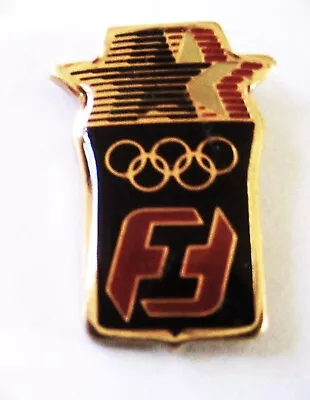 FIRST INTERSTATE BANK - 1984 Los Angeles Summer Games Olympic Lapel Pin • $9.50