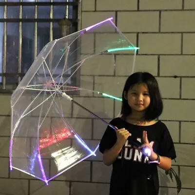 $41.15 • Buy LED Light Transparent Umbrella Movie Cosplay Flashlight Luminous Futuristic