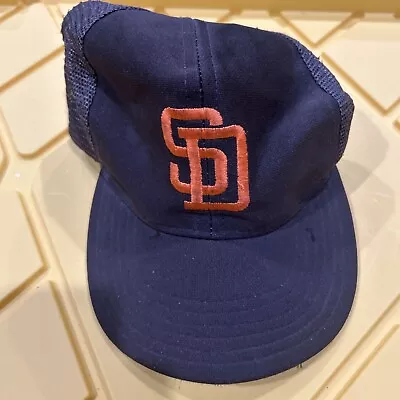 Vintage MLB San Diego Padres Trucker SnapBack Hat • $15