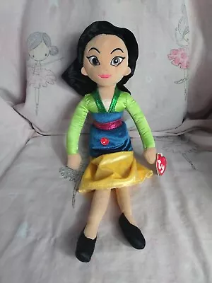 Mulan Beanie Buddy Singing Soft Toy Plush Doll • £1.99