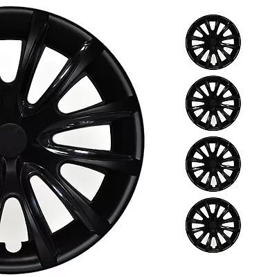 16  Wheel Covers Hubcaps For VW Tiguan Black Matt Matte • $99.90