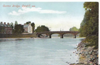 Wales Postcard - Canton Bridge - Cardiff - Glamorgan - Ref 3991A • £2.38