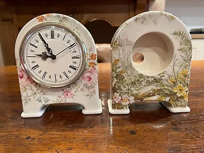£14 • Buy Two Vintage Grayshott Pottery Bedside /  Mantle Clocks