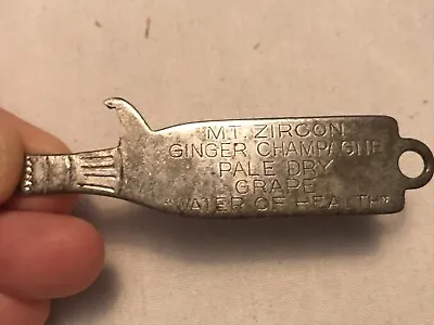 MT. ZIRCON Ginger Champagne Grape Soda Vintage Bottle Opener • $19.95
