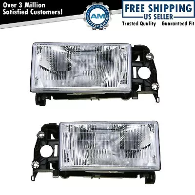 Headlight Set Left & Right For 90-92 Volvo 740 1992-1995 940 VO2502106 VO2503106 • $219.33