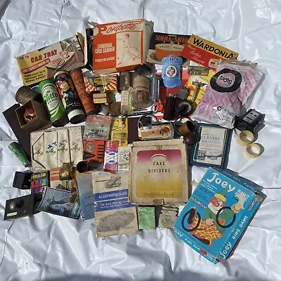 Job Lot Antique Vintage Items Smalls Curios Trinkets  Junk Garage Loft Finds • £1.40