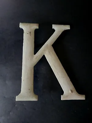 1919 Antique Kearsarge School Erie PA Bronze Letter  K  Architectural Salvage • $31.88