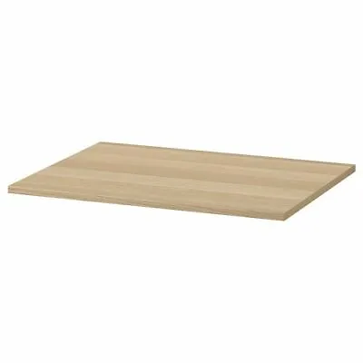 Ikea KOMPLEMENT Shelf White Stained Oak Effect Fit Pax Frame Size 75x35cm • £25.99