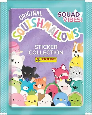 Panini Squishmallows Stickers Sticker Squad Vibes Cards (2023) Kids Scrapbooking • £1.55