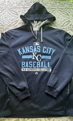 Kansas City Baseball Hoodie MLB Men’s Size L Authentic Collection • $15