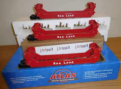 Atlas O #8907-1 Gunderson Stack Sealand Car C+d+e #6800 O Scale Toy Train 3-rail • $239.95