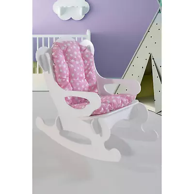 Kids Rocking Chair Wooden Toddler Reading Chair Baby Montessori Rocker Chair • £115.81