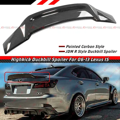 For 2006-2013 Lexus Is250 Is350 Isf R Style Carbon Look Duckbill Trunk Spoiler • $103.99