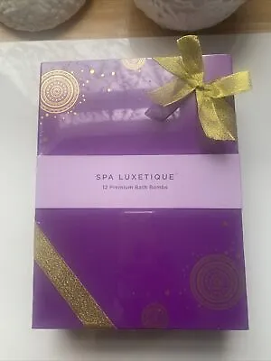 12 Spa Luxetique Natural Handmade Bath Bombs Gift Set • £8