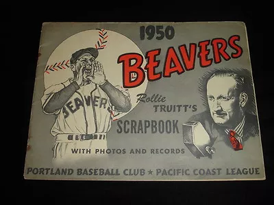 1950 Portland Beavers Pacific Coast League Yearbook / Scrapbook - Rare • $195