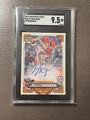 2022 Topps Gypsy Queen Mike Trout Auto Autograph #GQA-MT Los Angeles Angels • $255