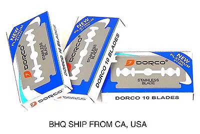 $5.99 • Buy Dorco ST300 Platinum Double Edge Razor Blades 30 Counts