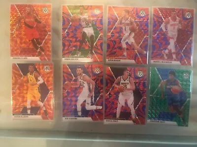 2019-20 Mosaic Basketball Orange Blue Green Reactives. You Pick • $0.99