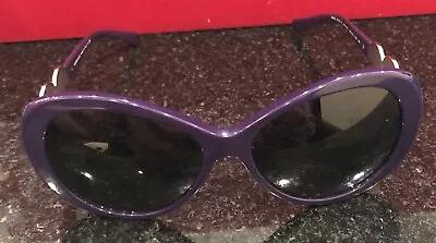 Versace Mod. 4256-B Black Frame Purple Lens Triple Medusa Sunglasses 58mm • $129.99