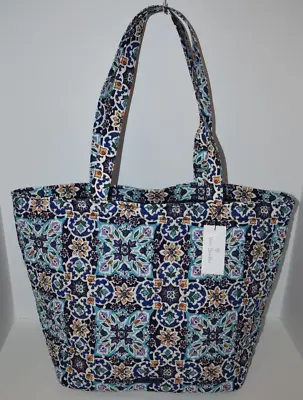 Vera Bradley Lisbon Medallion Cool Pattern Grand Tote Bag • $59.95