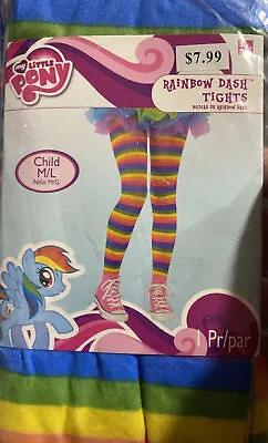 Brand New My Little Pony Rainbow Dash Child M/L My Little Pony Tights • $5.60