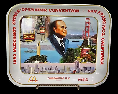 Vtg 1982 McDonalds Owner Convention Commemorative Tray Limited Edition • $65