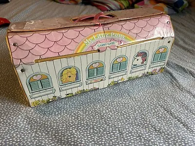 Vintage My Little Pony Stable Carry Case 6 Slots 1983 Ponies Carrying Hasbro • $20