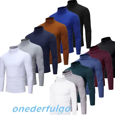 $15.59 • Buy Thermals For Mens Cold Weather Long Sleeve Mock Neck Undershirt Base Layer Shirt