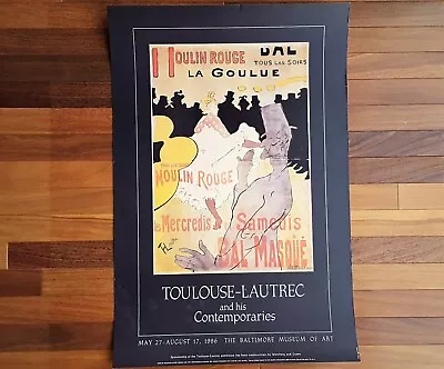 Moulin Rouge Toulouse Lautrec Baltimore Museum Of Art Poster 1986  • $24.95