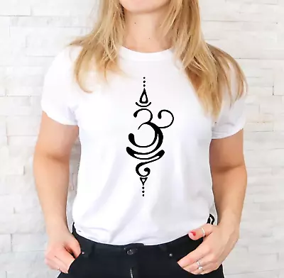 Breathe Symbol T Shirt Yoga T-shirt Unisex Top Motivational Inspirational Shirt • £10.99