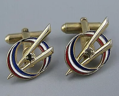 Mens Vintage MECHANICAL ENGINEERING CUFFLINK Costume Jewelry R19 • $90