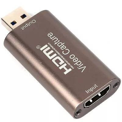 HDMI Video Capture Card USB 3.0 1080p HD Recorder For Video Live Streaming Game • £15.69