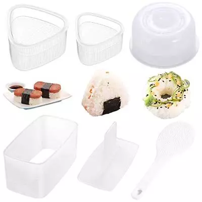 4 Pack Sushi Maker Kit Non Stick Musubi Maker With Little Rice Paddle Onigiri Tr • $15.58