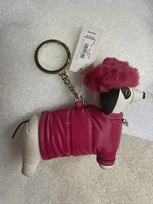 Kate Spade Novelty Festive Claude Dachshund Dog Key Fob Bag Charm K9252 New • $59