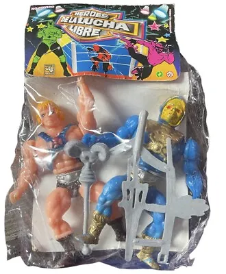 He-Man Heroes De La Lucha Libre Masters Of The Universe MOTU KO Skeletor Figure • $239.98