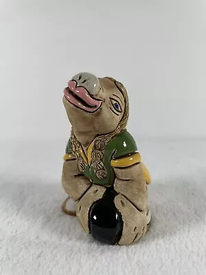 Art Pottery South American Bowling Pig Figure “Meat Bowl” Signed • $25