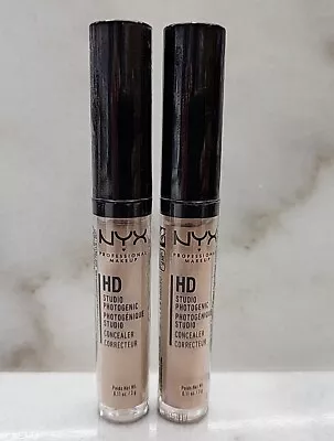 2 NYX PROFESSIONAL MAKEUP HD Photogenic Concealer Wand - #CW02  Fair • $10.25