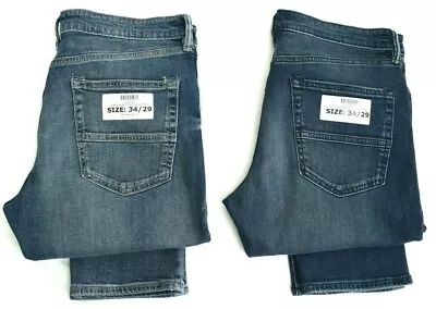 M&S Jeans Mens Collection Slim Fit Super Stretch Performance  FACTORY SECONDS M4 • £17.09