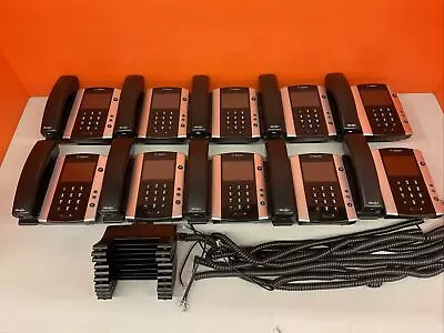 Lot Of (10) Polycom VVX 500 Gigabit IP Touchscreen LCD Desk Set PoE • $200