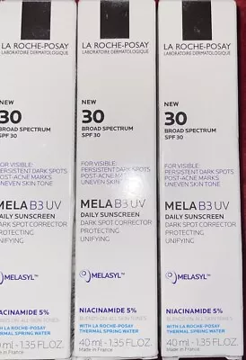 3 La Roche-Posay Mela B3 UV Daily Sunscreen SPF 30 1.35 Fl Oz  Exp 9/25 3 Tubes • $59.21