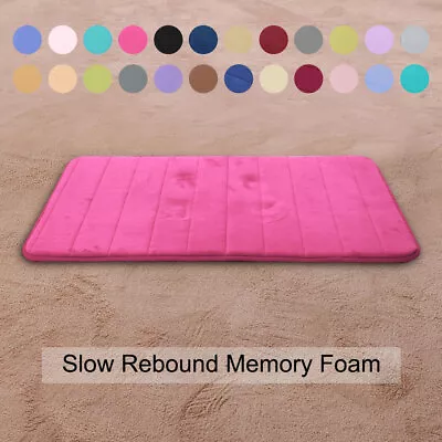 Soft Memory Foam Bath Bathroom Bedroom Floor Shower Tub Mat Rug Doormat Non Slip • $20.06