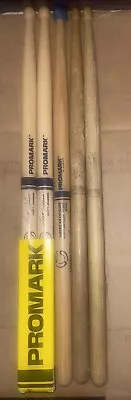 2 Pair + 1 Promark Marching DRUMSTICKS 3 New Scott Johnson + 1 Pair Promark Used • $23.49