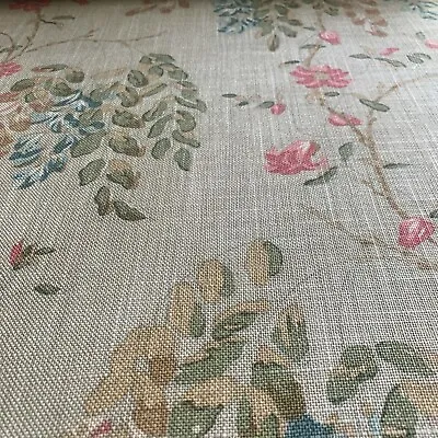 Linwood Linen Curtain Fabric Sample • £2.50