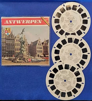 Gaf C367 Antwerpen Antwerp Belgium Vintage View-master 3 Reels Folder Packet • $42.99