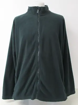 Fleece Hoodie COTTON TRADERS Zip-Up Hooded Top XX Large Fits 52  Chest • £18