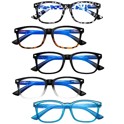 5 Pairs  Anti UV Reading Glasses Blue Light Blocking Reader Women Mens • $13.99