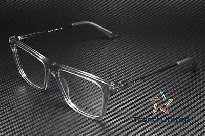 VERSACE VE3308 593 Transparent Grey Demo Lens 55 Mm Men's Eyeglasses • $196.59