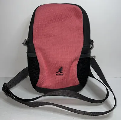 KANGOL Pink Black ‘Tropic 504 Bag’ Satchel / Purse Organizer • £15.19