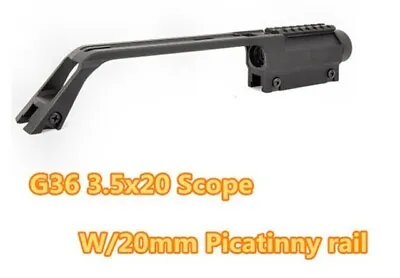 Tactical Rifle Scope 3.5X20 G36 Long Scope 20mm Weaver Rail Scope • £46.79